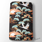 Floral Kingfisher Bird Printed Fabric Material Online